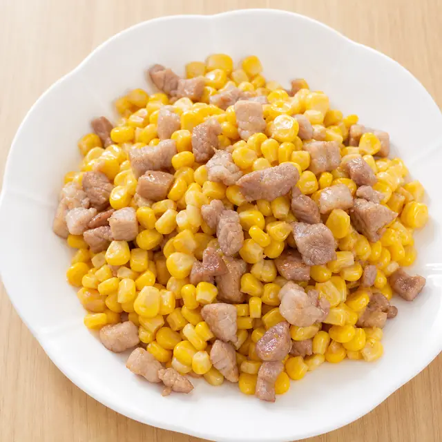 玉米炒肉